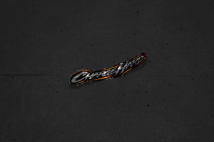 CHARGEHARD LOGO CHROME STICKERS